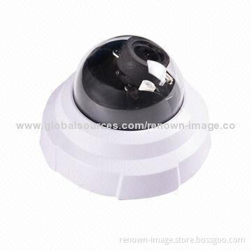 IP Dome Camera, Waterproof, Vandal-proof Hi3518A, with Maximum IR Distance of 40m